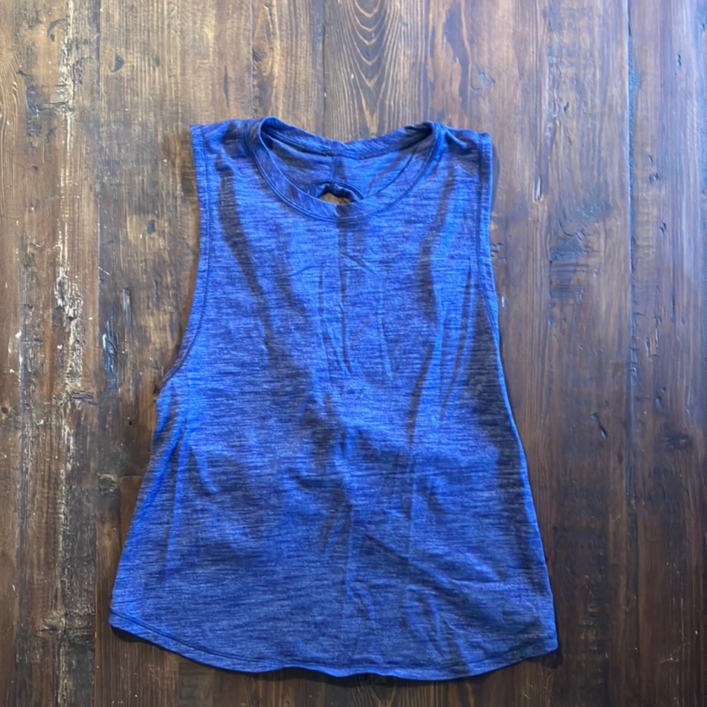 Lululemon cropped cross back tank